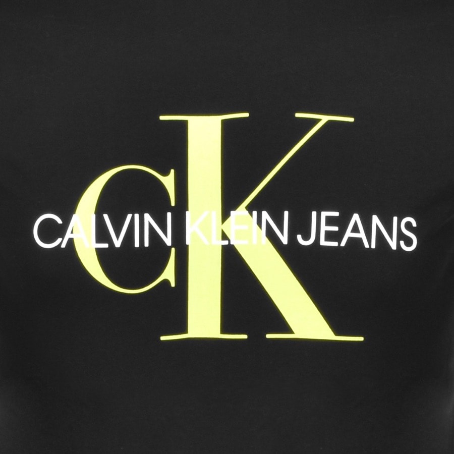 Alternative Image for ProductCalvin Klein Jeans Monogram Logo T Shirt Black3